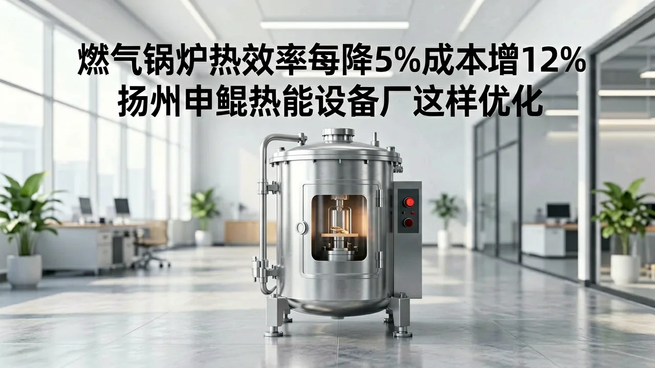 燃气锅炉热效率每降5%成本增12%，扬州申鲲热能设备厂这样优化